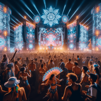 Electric Daisy Carnival Paint By Diamond