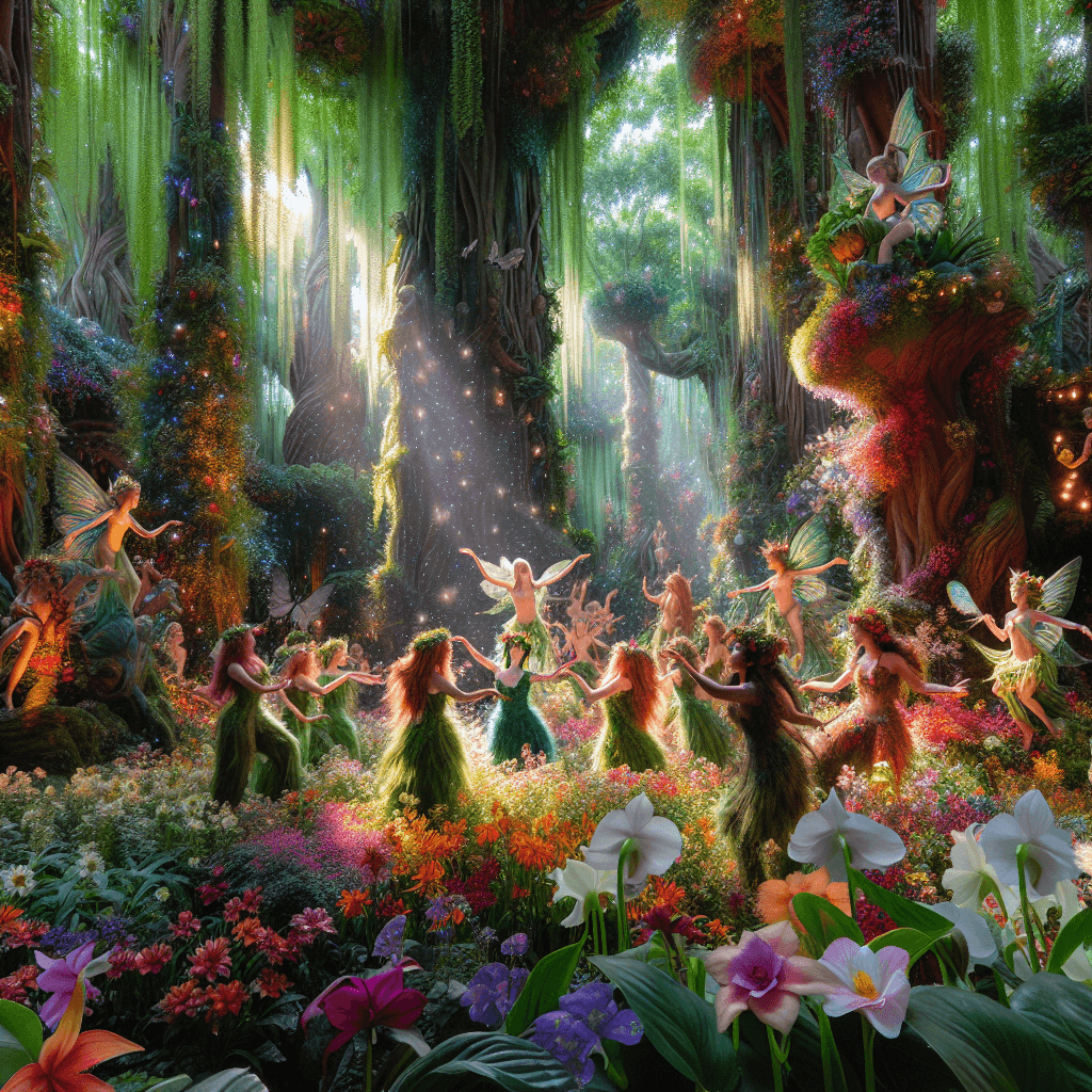 Magical Forest Nymphs Diamonded Painting Kits