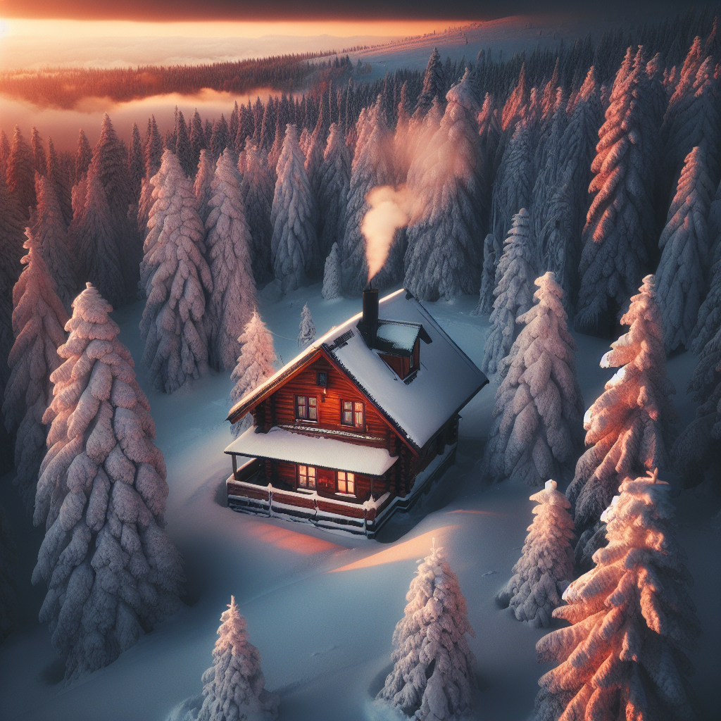 Cozy Winter Escape Paint By Diamonds Art