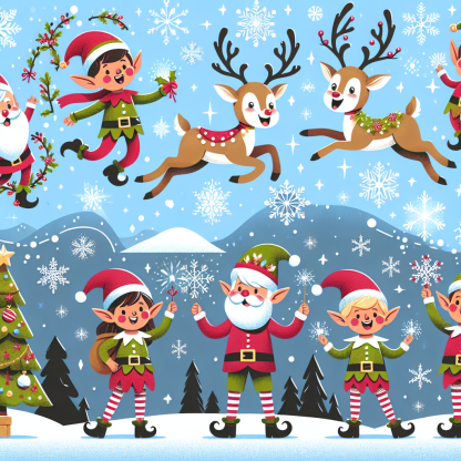 Magical Christmas Friends Paint By Diamond