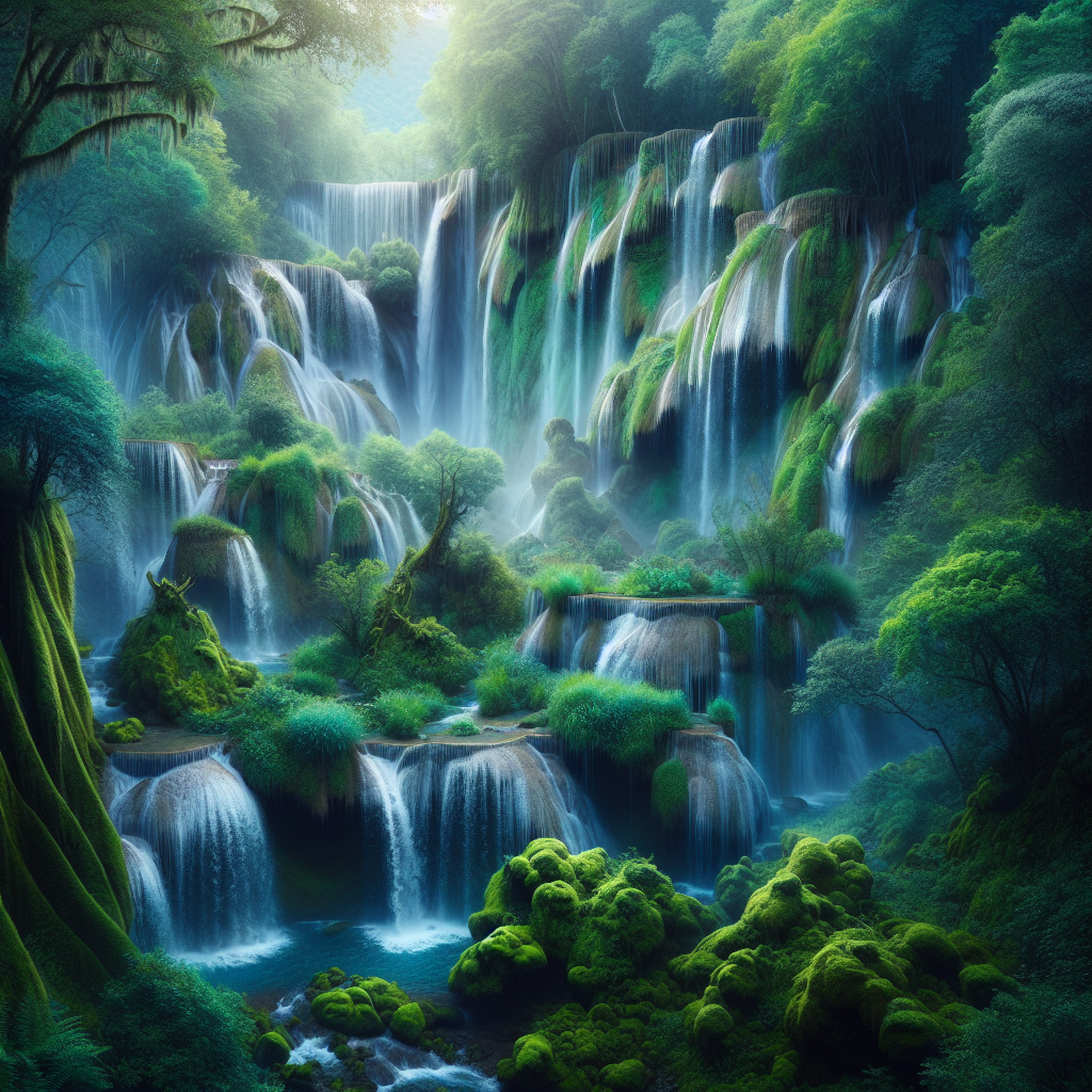 Ethereal Waterfalls Diamonded Painting Kits