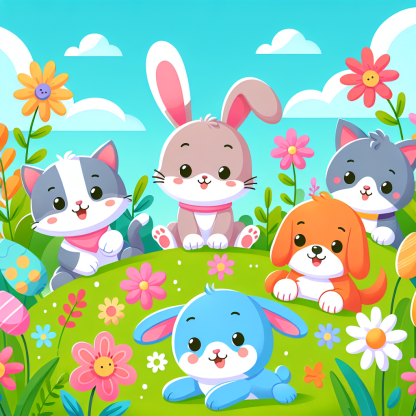 Curious Baby Animals Paint By Diamond