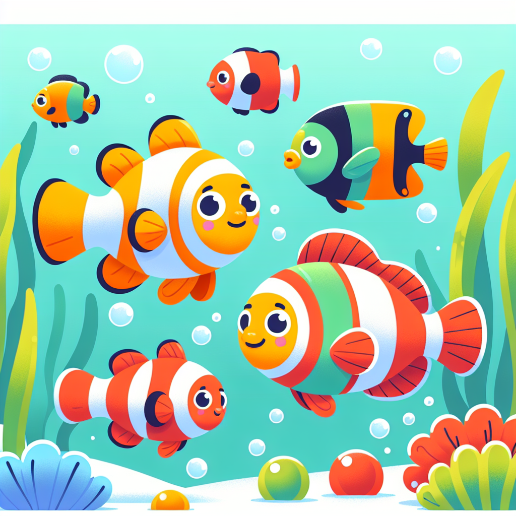 Friendly Fish Fiesta Painting By Diamonds Kit