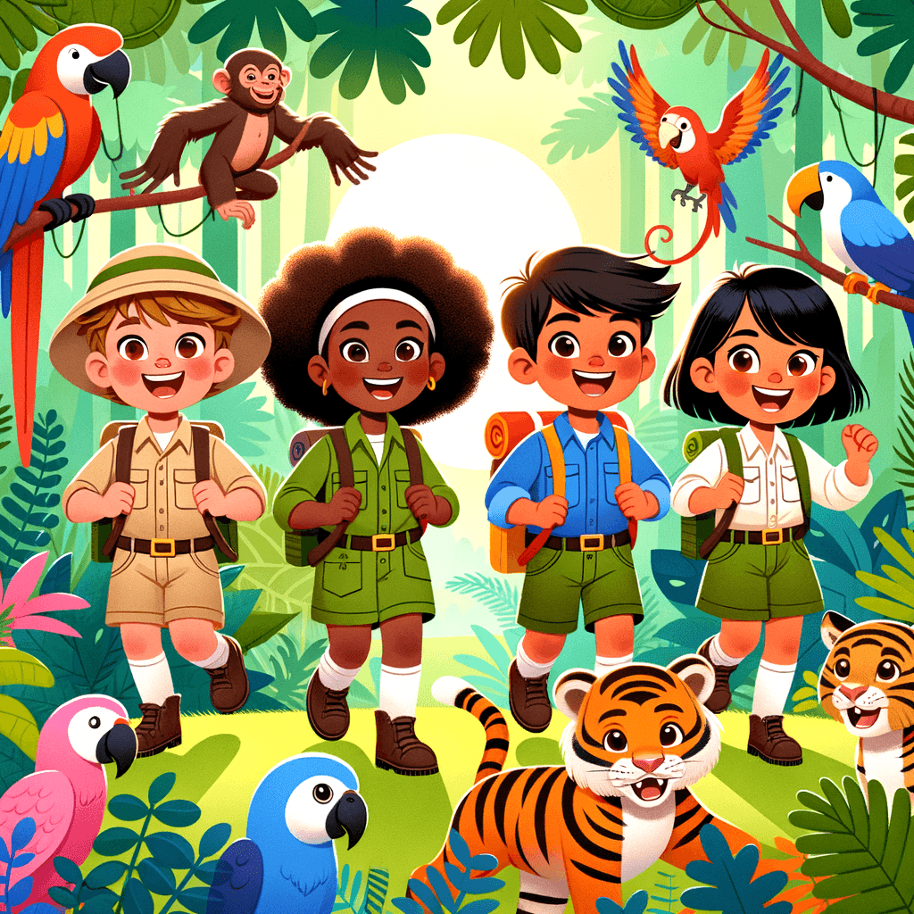 Joyful Jungle Explorers Paint By Diamonds Kits