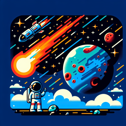 Astronaut Galactic Journey Painting Diamond Kit