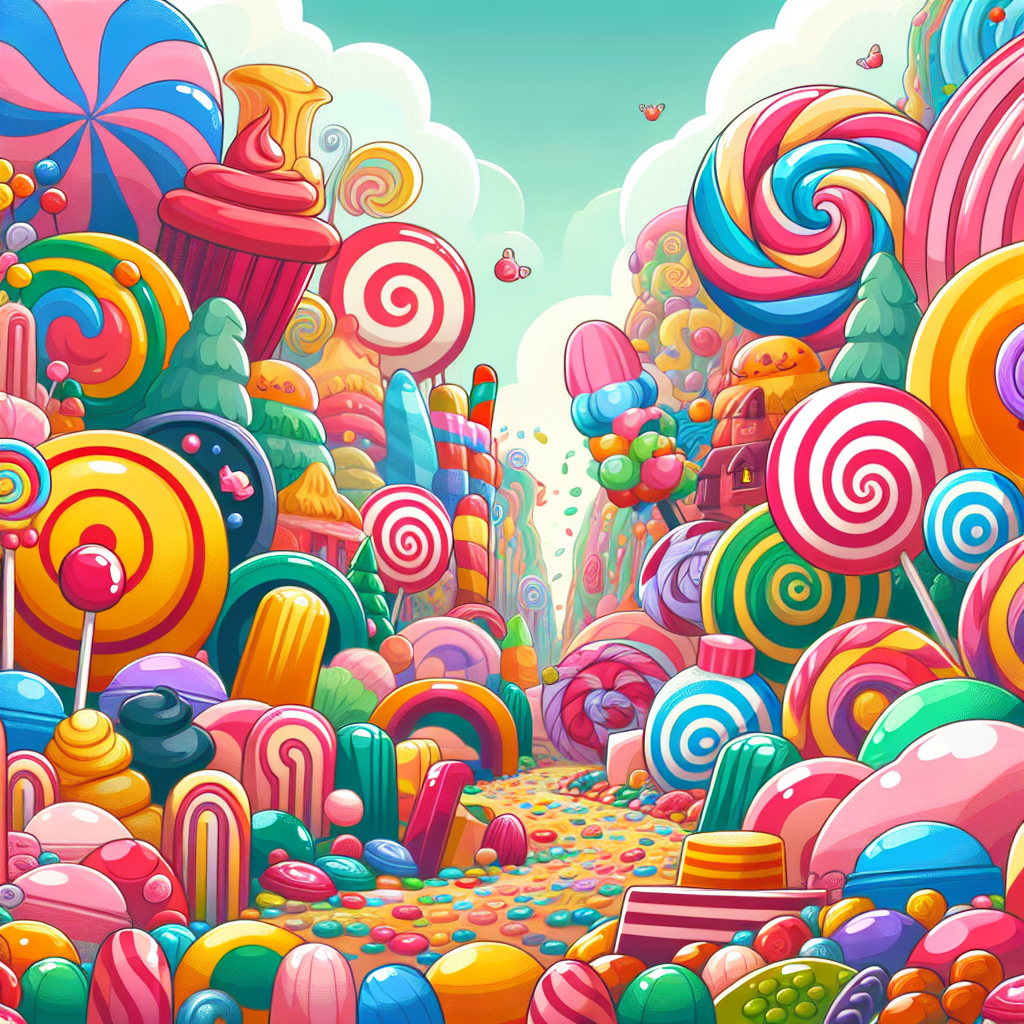 Merry Candy Land Paint By Diamonds Art