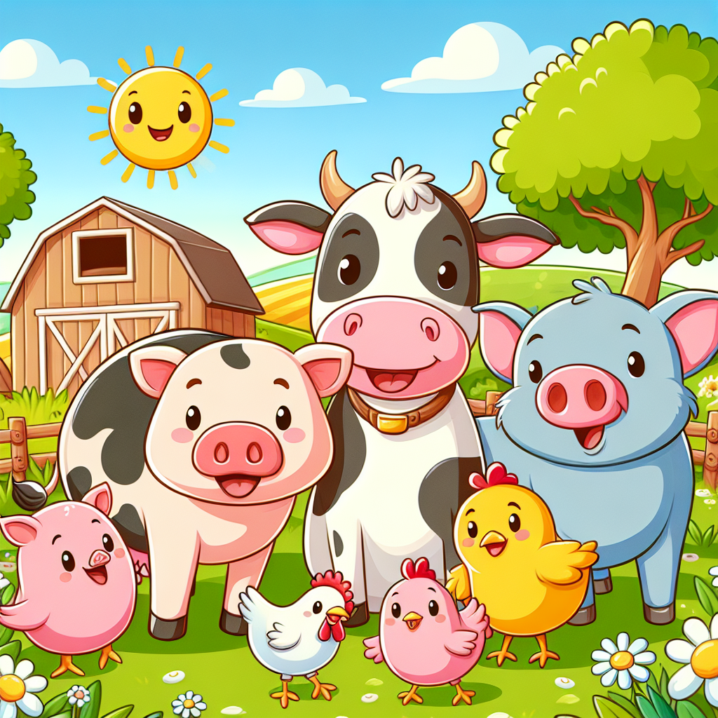 Happy Farm Family Paint By Color