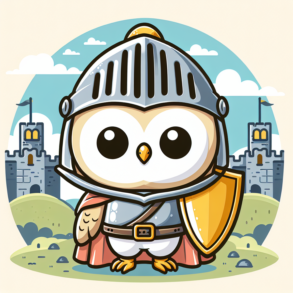 Knight Owlet's Castle Adventure Paint By Diamonds Art