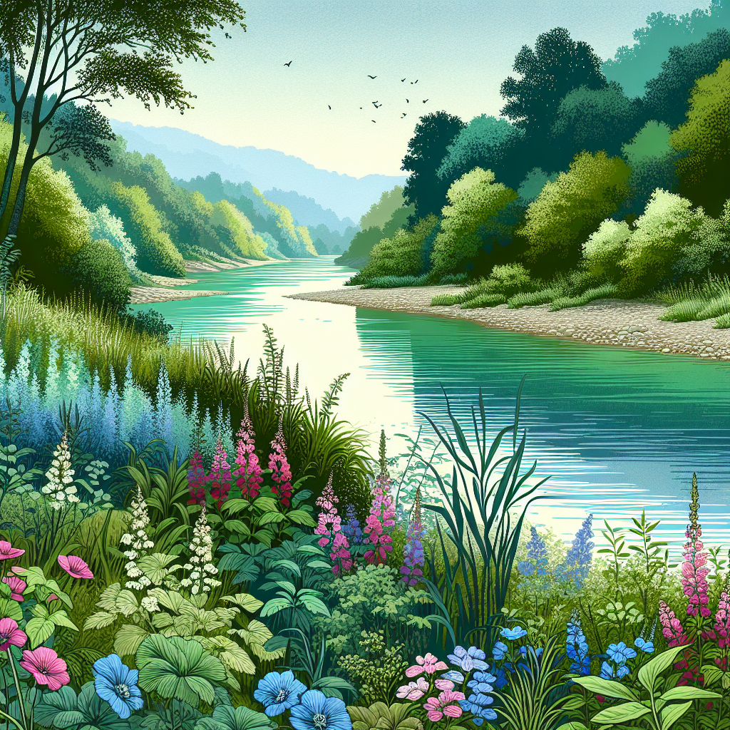 Charming Riverbank Paint By Diamond