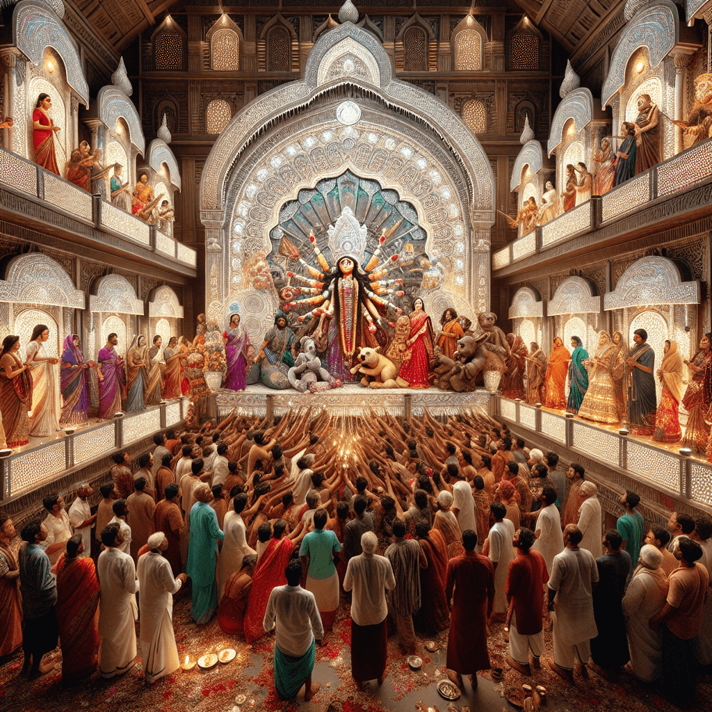 Kolkata Durga Puja - India Diamond Painting