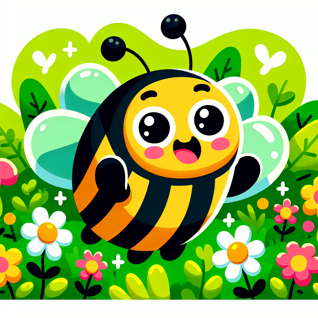 Jolly Bumblebee Painting By Diamonds Kit