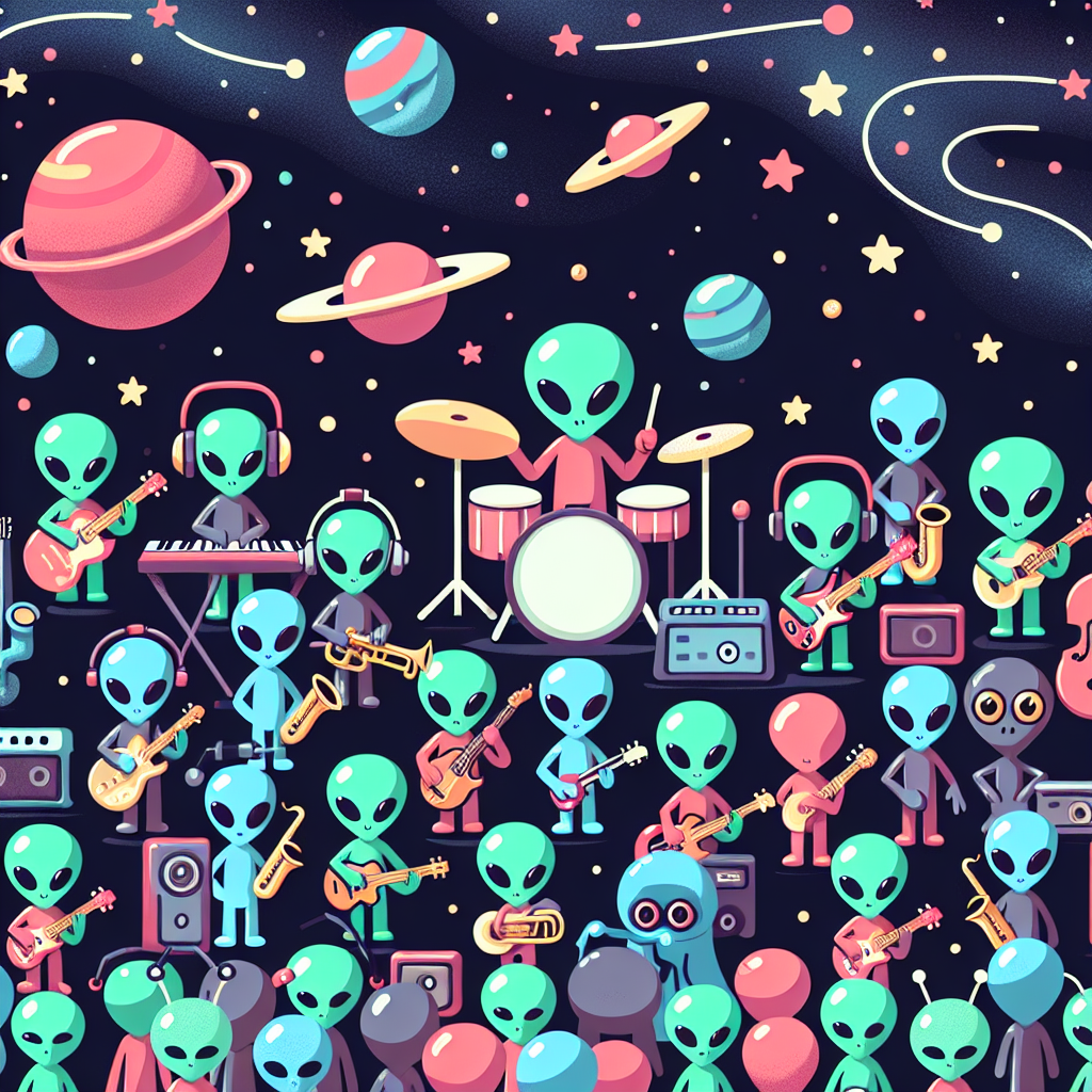Cosmic Music Concert Paint By Diamonds Kits