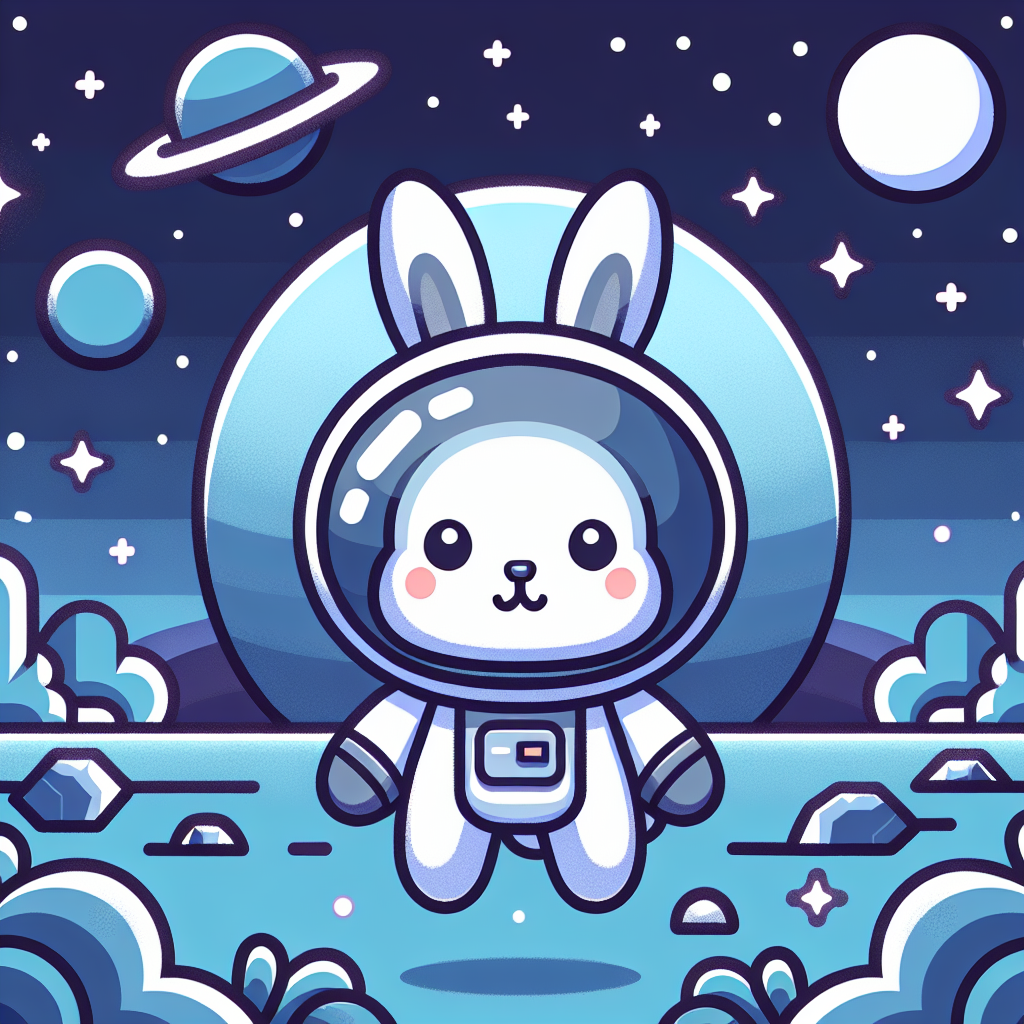 Astronaut Bunny Journey Paint By Diamonds