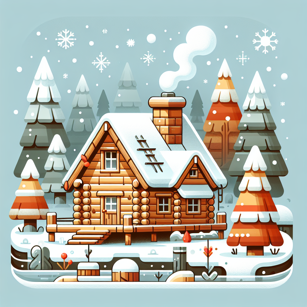 Cozy Cabin Winter Retreat Painting Diamond Kit