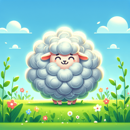 Fluffy Sheep Paint By Color