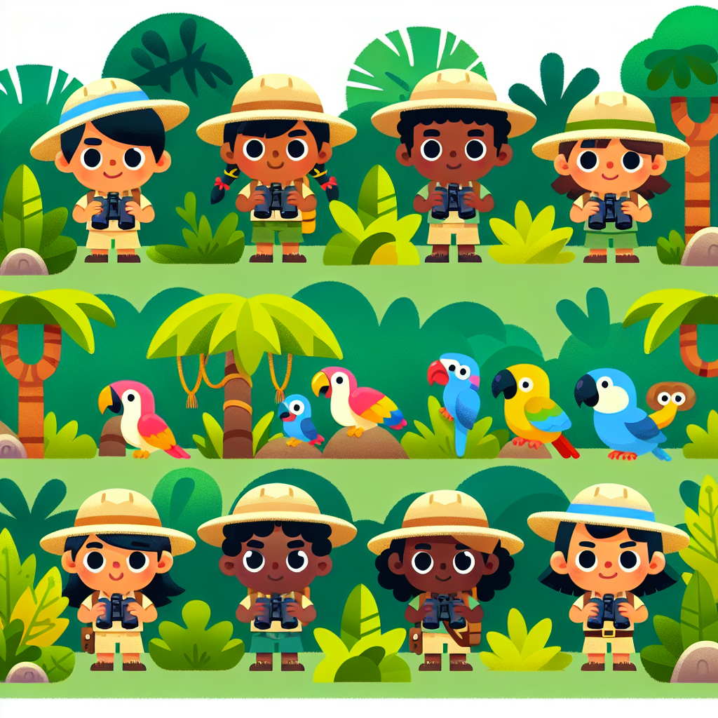 Tiny Jungle Explorer DIY Paint By Diamonds