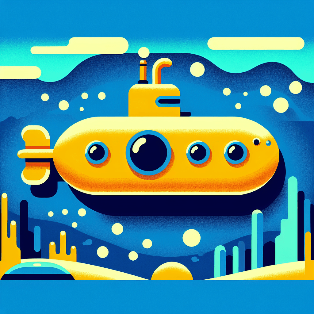 Ocean Explorer Submarine DIY Paint By Diamonds