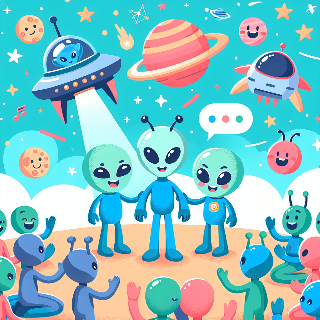 Alien's Galactic Gathering DIY Paint By Diamonds