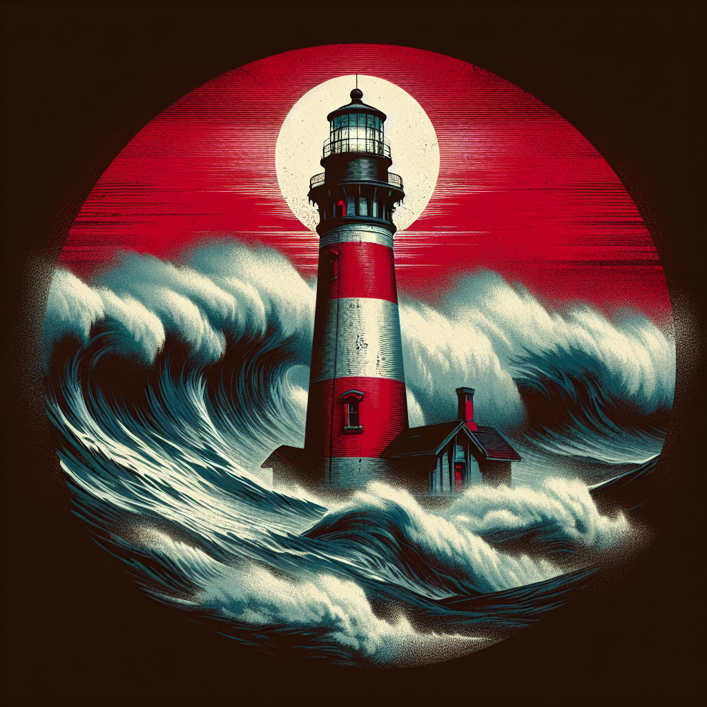 Historic Coastal Lighthouse Painting By Diamonds Kit