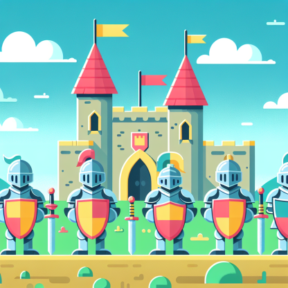 Castle Knight's Adventure Painting Diamond Kit