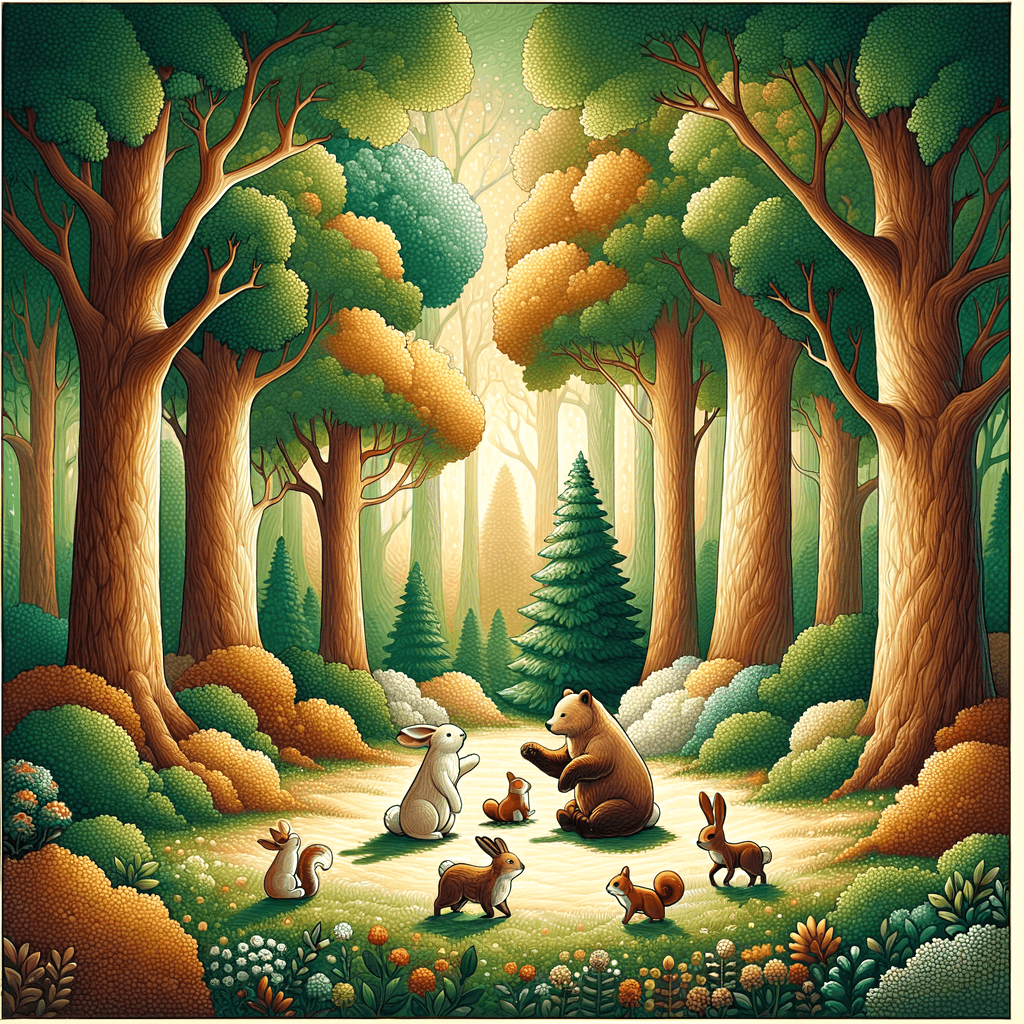Adorable Forest Friends Painting Diamond Kit