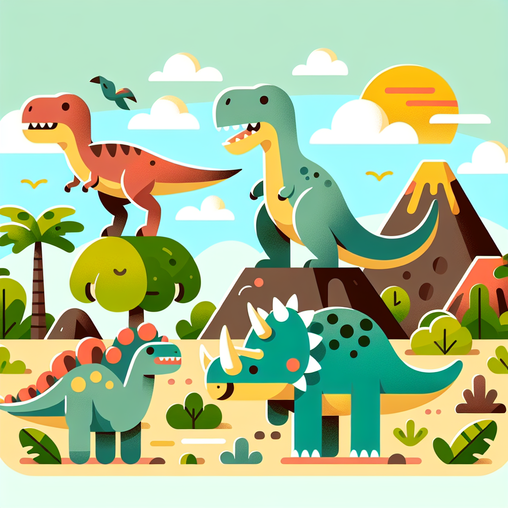 Dinosaurs' Delight Paint By Diamonds Art