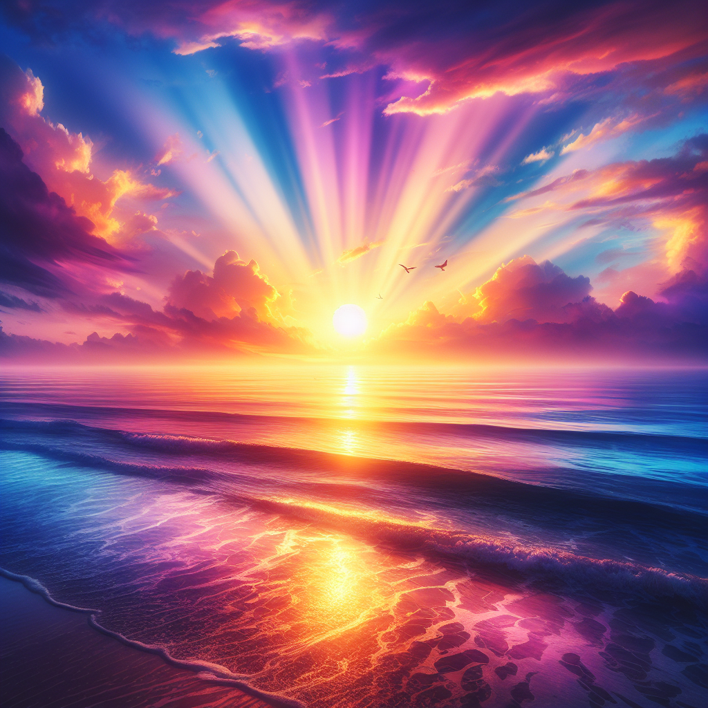 Oceanfront Sunrise Splendor Diamonded Painting Kits