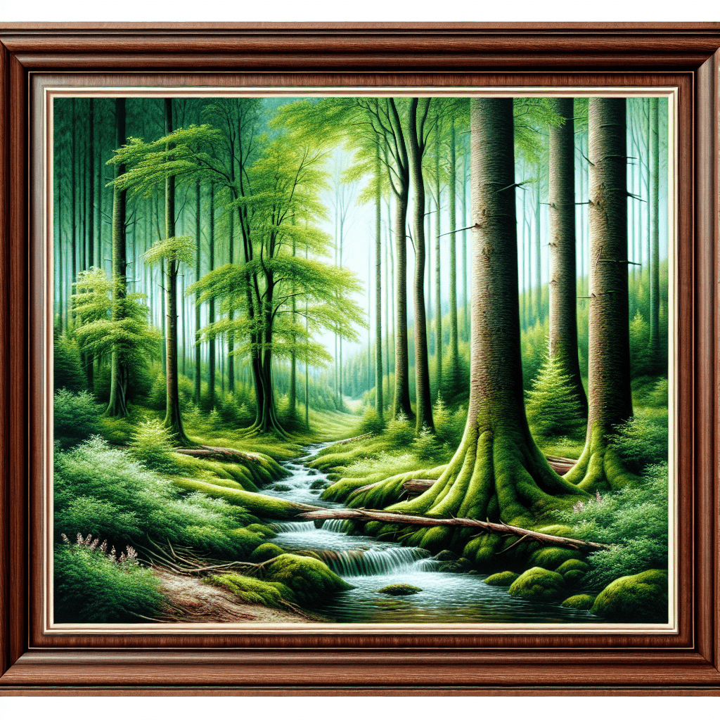 Charming Woodland Landscape Diamonded Painting Kits