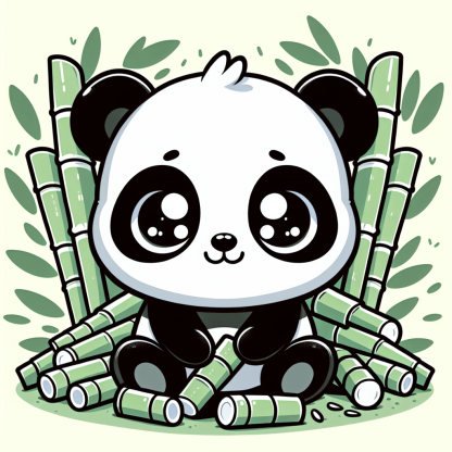 Curious Baby Panda Paint By Diamonds Art