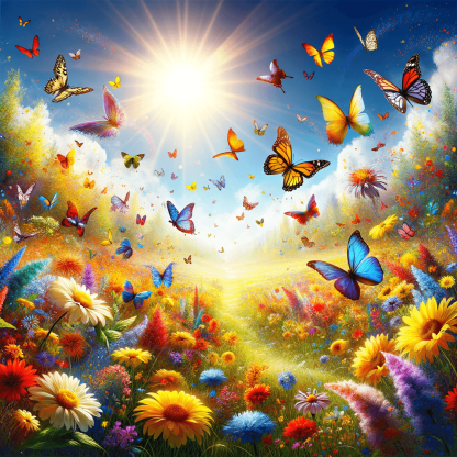 Sunny Meadow Adventure Diamond Painting