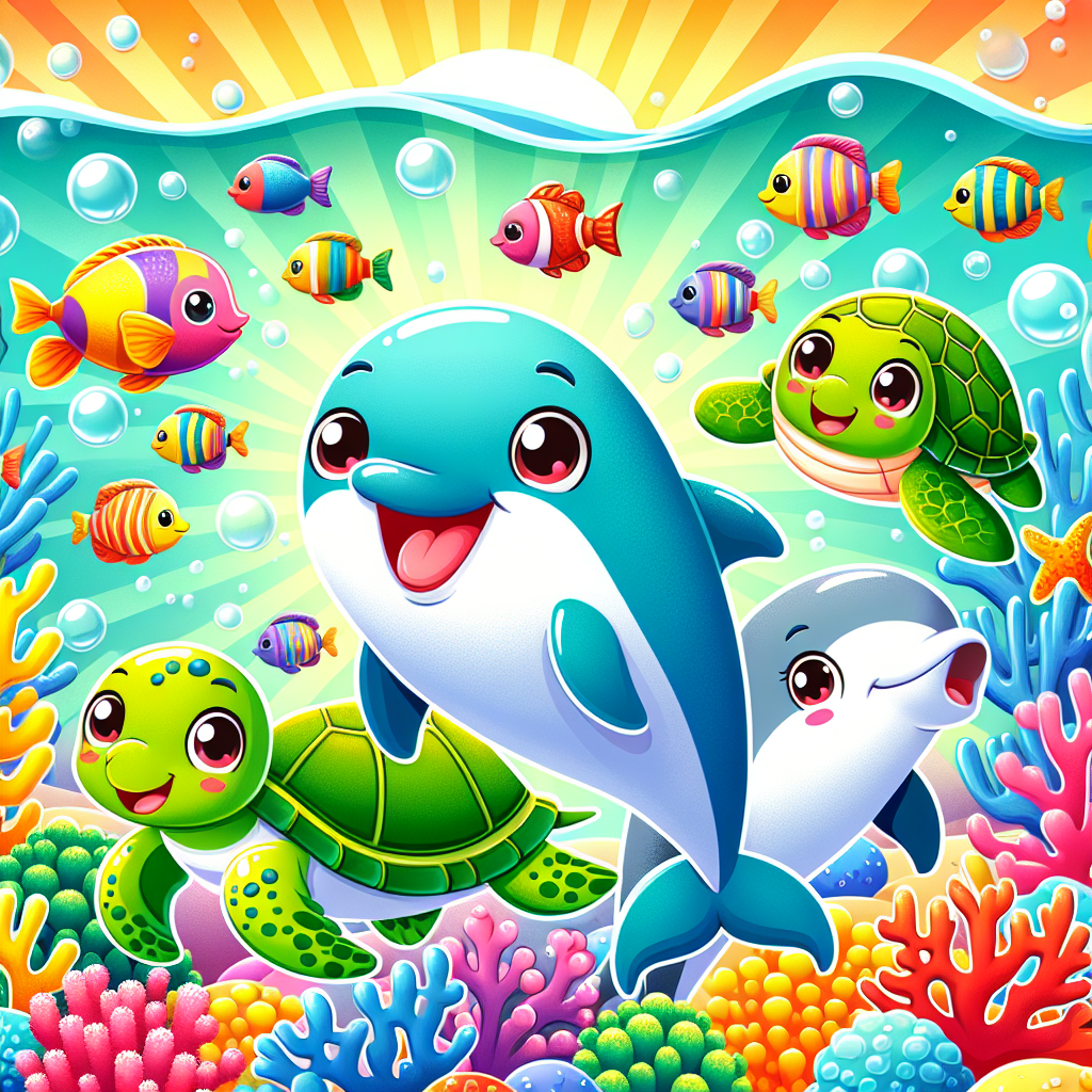 Colorful Ocean Friends Paint By Color