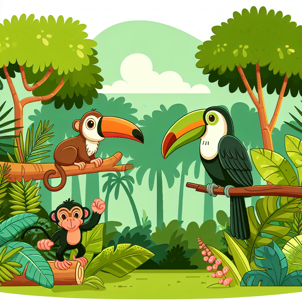 Rainforest Friends Adventure Painting By Diamonds Kit