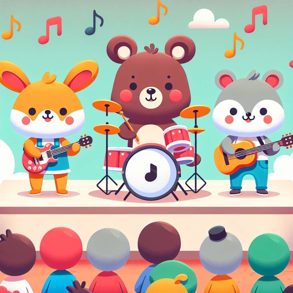 Cheerful Music Band Diamond Painting