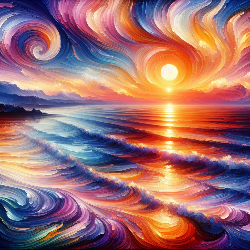 Ocean Sunset DIY Paint By Diamonds