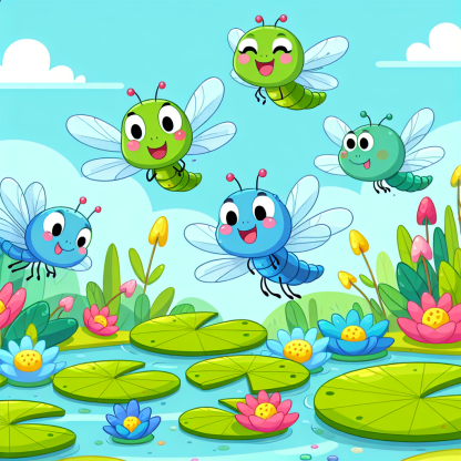 Delightful Dragonflies Diamond Painting
