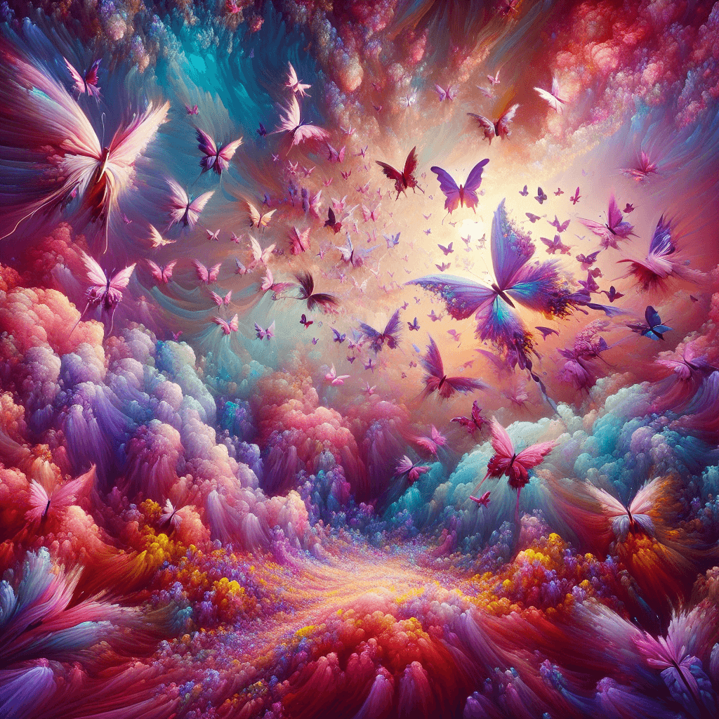 Fantasy Butterfly Dance Paint By Diamond