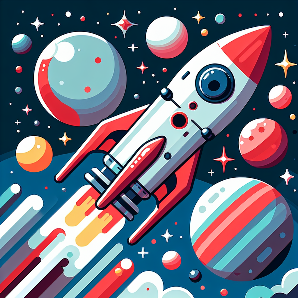 Space Rocket Rescue Paint By Diamonds