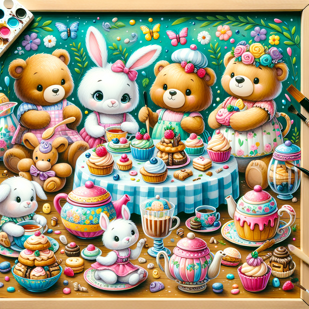 Delightful Tea Party Diamonded Painting Kits