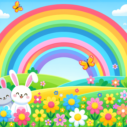 Rainbow Colors Fantasy Diamond Painting