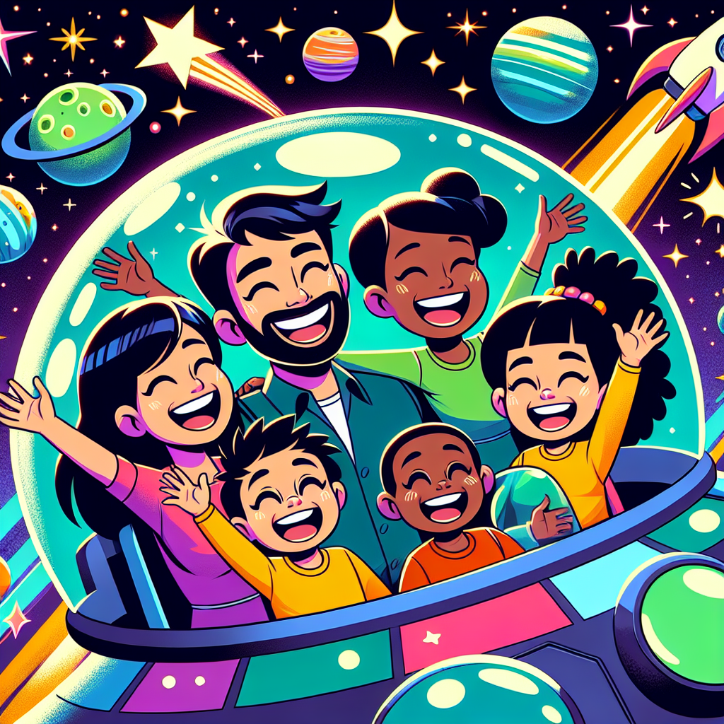 Happy Space Family Diamond Painting