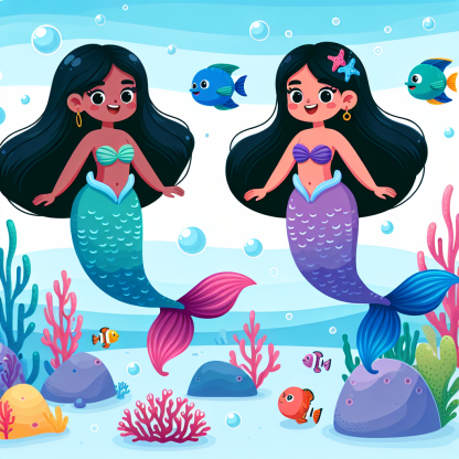 Mermaid's Ocean Hideaway Painting By Diamonds Kit