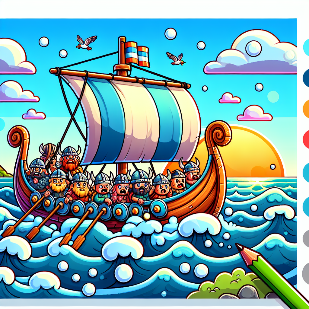 Adventurous Viking Voyage Painting Diamond Kit