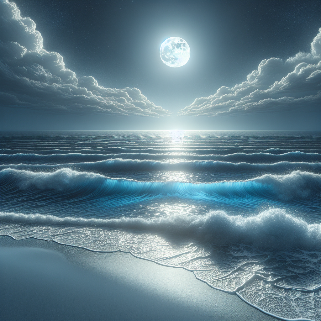Mystical Moonlit Ocean Diamond Painting
