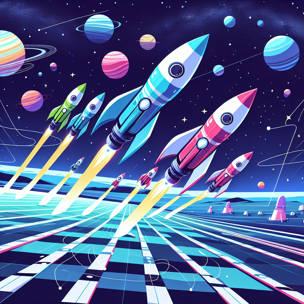 Pain Rocker Ship Rocket Race 5D DIY Paint By Diamond Kit – Original Paint By Diamond