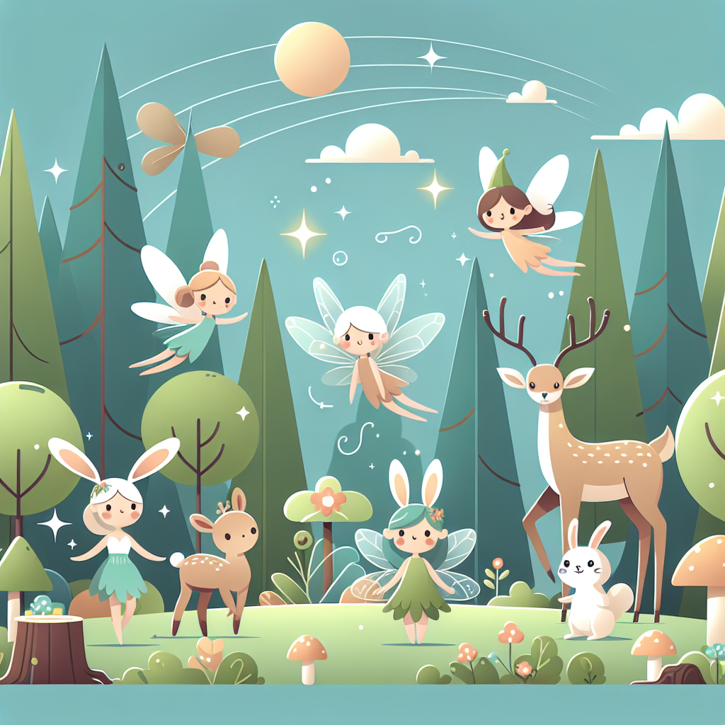 Friendly Fairy Forest Friends Paint By Diamond