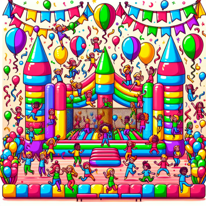 Bouncy Castle Bonanza Paint By Diamonds