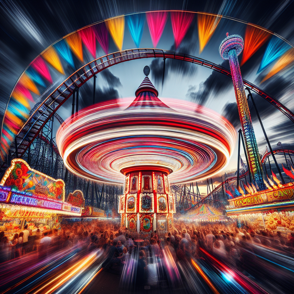 Colorful Carnival Whirl Diamonded Painting Kits