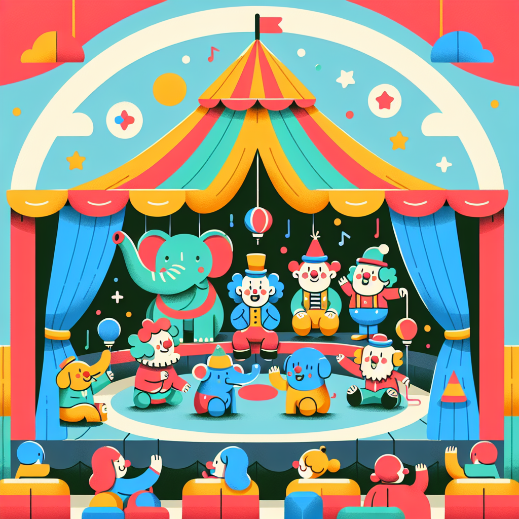 Circus Friends Carnival Paint By Color