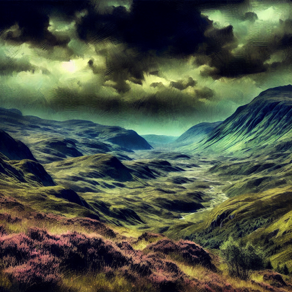 Windswept Highland DIY Paint By Diamonds