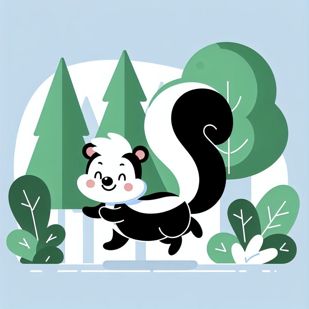 Sprightly Skunk's Forest Frolic Paint By Diamonds Kits